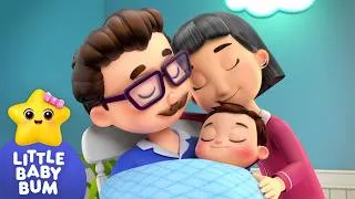 Thumbnail: Hush Little Baby! 🌙✨ Max Can't Sleep! | Nursery Rhymes & Kids Songs | Learn with Little Baby Bum