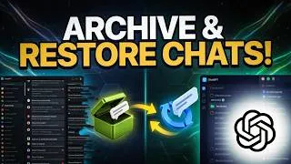 Thumbnail: How to Archive and Restore Chats in ChatGPT | Archive & Recover Conversations