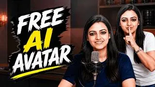 Thumbnail: FREE AI Avatar Video Generator🚀Realistic + Lip Sync🎤 AI Avatar Video Kaise Banaye 🔥Ritika AI 🎤 Hindi