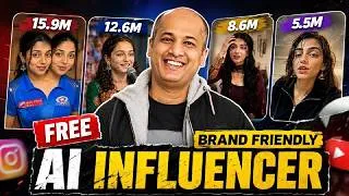 Thumbnail: How to Make AI Influencers For FREE | Lip Sync Dancing AI Influencer | AI Se Video Kaise Banaye .