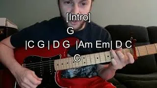 Thumbnail: Brandon Flowers - Paradise guitar lesson