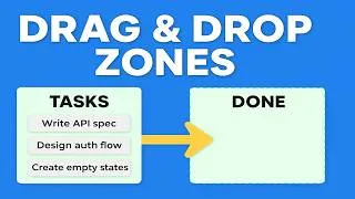Thumbnail: Drag & Drop Zones in Vanilla JavaScript | Beginner-Friendly Tutorial