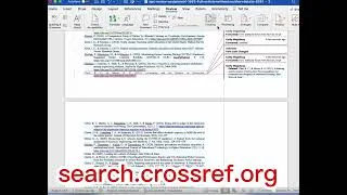 Thumbnail: APA format reference using crossref