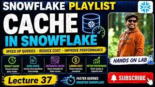 Thumbnail: 37. Cache in Snowflake Explained | Snowflake  Playlist