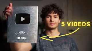 Thumbnail: How I got 100,000 subscribers in 5 videos (step by step)
