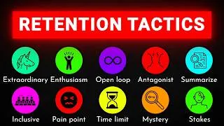 Thumbnail: Every viral RETENTION TACTIC explained (with examples)