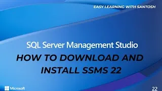 Thumbnail: How to download and install SSMS 22 In Hindi