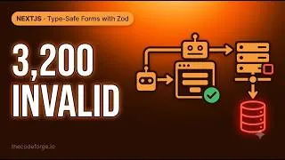 Thumbnail: Next.js Type-Safe Forms with Zod: 3,200 invalid subscriptions