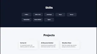 Thumbnail: Responsive Portfolio Website Tutorial (HTML & CSS for Beginners)