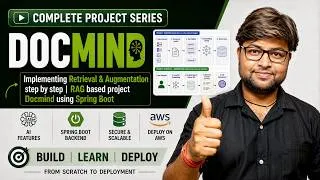 Thumbnail: Implementing Retrieval & Augmentation step by step  | RAG based project Docmind using Spring Boot #8