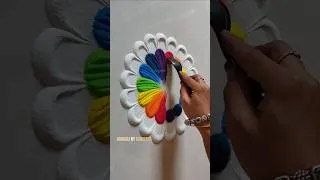 Thumbnail: Learn Colors Rangolis l Independence Day Rangoli by Sangeeta l Relaxing & Satisfying Artwork #shorts