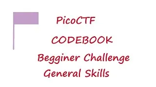 Thumbnail: PicoCTF 2022 - Codebook | picoMini General Skills Challenges