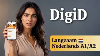 Thumbnail: DigiD 🇳🇱 Langzaam Nederlands A1/A2 + KNM woordenschat