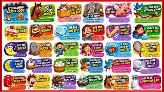 Thumbnail: 50+ MUST KNOW weirdest idioms in English ✅ |List of idioms, meanings and examples
