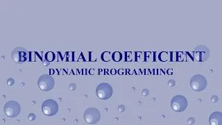 Thumbnail: Binomial Coefficient Dynamic