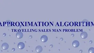 Thumbnail: Travelling Salesman problem using Approximation Algorithm