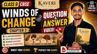 Thumbnail: Kaveri Class 9 Chapter 3 Question Answer | Winds of Change | Complete Solutions ||