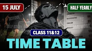 Thumbnail: Perfect Timetable for class 11/12th 🔥(Study + Fun) | Timetable for study