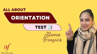 Thumbnail: All about Orientation Test at Alliance Française #alliancefrancaise 🇫🇷| French Language assessment