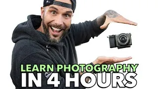 Thumbnail: Learn Photography in 4 Hours 📸 The Ultimate Beginner’s Guide