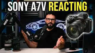 Thumbnail: Reacting to the Sony A7V Announcement | Full Breakdown