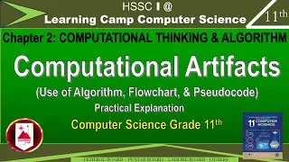 Thumbnail: Class 11 Chapter 2 Computational Artifacts | Pseudocode & Algorithm | Flowchart | Learning Camp