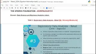 Thumbnail: Data Science Project | Exploratory Data Analysis [EDA] - Retail 📊 | By: Shivangi Bhadouria