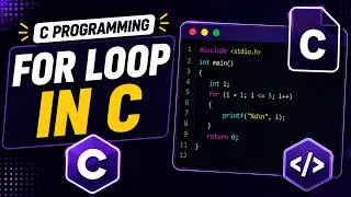 Thumbnail: For Loop in C Programming Explained | Syntax, Examples, Scope & Infinite Loops