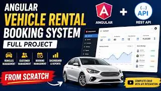Thumbnail: Build a Vehicle Rental Management App in Angular | Angular Project From Scratch