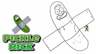 Thumbnail: How to Draw Pickle Rick from Rick and Morty EASY! ⚡ Step-by-Step