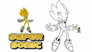 Thumbnail: Draw Super Sonic EASY! ⚡ Step-by-Step Sonic Tutorial