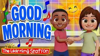 Thumbnail: Good Morning ♫ Greeting Song ♫ Shake Hands Song ♫ Waving Song ♫ Kid Songs by The Learning Station