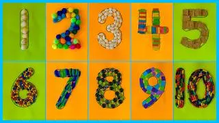 Thumbnail: Crafting and Counting Numbers 1 to 10 | Number Crafts for Kids