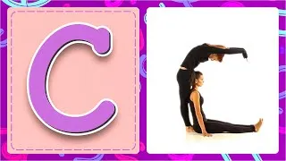 Thumbnail: Human Alphabet - Nouns A to Z (26 Common Words for Kids) | Visual Vocabulary Lesson