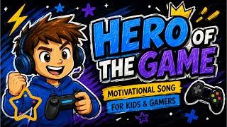 Thumbnail: Hero of the Game 🎮 | Motivational Song for Kids & Gamers
