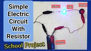 Thumbnail: How to connect Single LED to 9V Battery with resistor & ON/OFF Switch | Connection Tutorials
