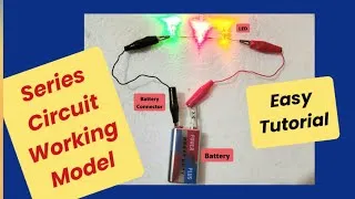 Thumbnail: How to make a series circuit | Difference between parallel and series circuits | School project 2024