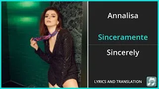 Thumbnail: Annalisa - Sinceramente Lyrics English Translation - Italian and English Dual Lyrics  - Subtitles