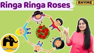 Thumbnail: Ringa Ringa Roses with Lyrics | Nursery Rhymes & Kids songs  for Children
