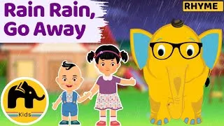 Thumbnail: Rain, Rain, Go Away Nursery Rhyme With Lyrics - Cartoon Animation Rhymes & Songs for Children