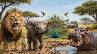 Thumbnail: Cute Wild Animal Sounds for Kids  Lion, Elephant, Cat & More|Learnora World