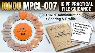 Thumbnail: IGNOU MPCL 007 Practical File: 16 PF Personality Test Complete Guide & Scoring