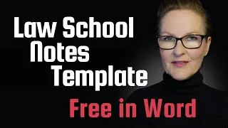 Thumbnail: Law School Note-Taking Template in Word (Free)