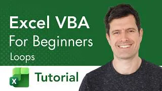Thumbnail: Excel VBA for Beginners - Loops Tutorial