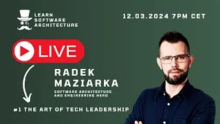 Thumbnail: #1 The Art Of Tech Leadership - LIVE Interview With Radek Maziarka