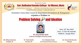 Thumbnail: Problem Solving and Ideation Session in SR Goenka College, Maharashtra