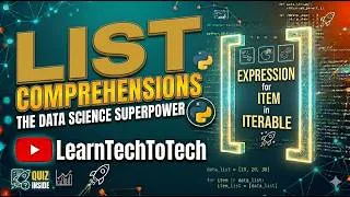 Thumbnail: Python List Comprehensions: The Data Science Superpower