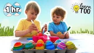 Thumbnail: Easter Egg Hunt Compilation | Finding and Coloring Easter Eggs for Kids