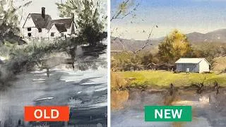 Thumbnail: Stop Doing These 4 Things to Avoid Overworking Your Watercolor Painting