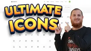 Thumbnail: The BEST Icon Library for UI Designers in 2025 Revealed